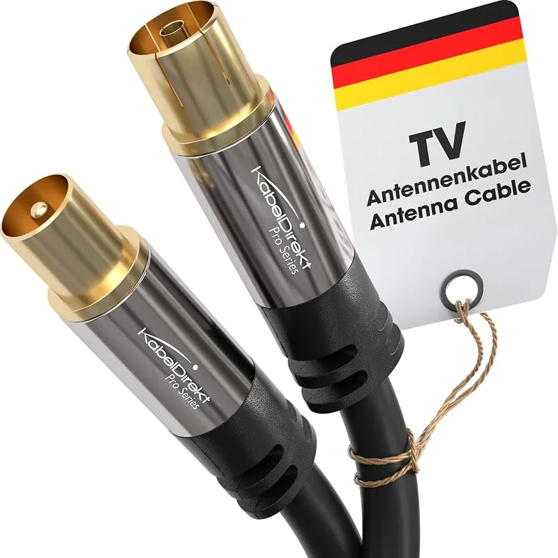 KabelDirekt – 4K Antennkabel – 2m — TV och streaming