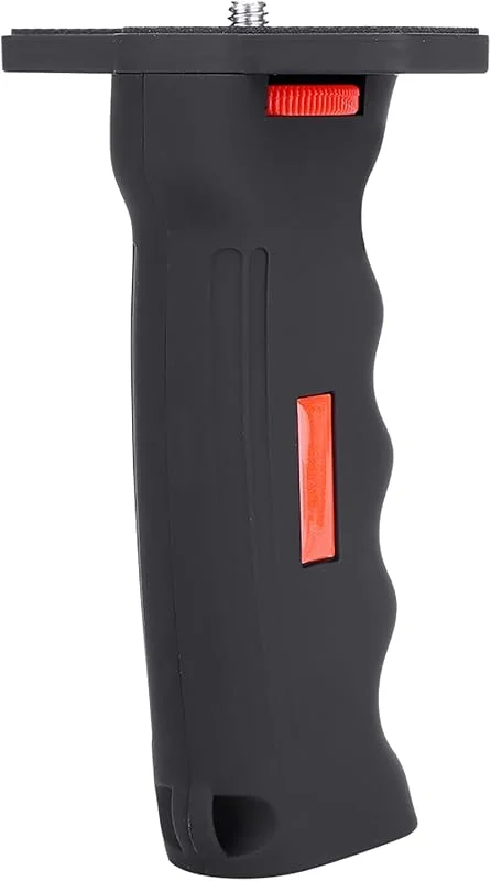 Kamerahandtag, Bärbar ABS -pistolgrepp med 1 4 '' Skruv för Stativ, Monopod, Selfie Stick, Ergonomisk Design Anti - Slip Lätt för Spegelfria, Sportkameror, Bred Plattform — Mobil och surfplatta