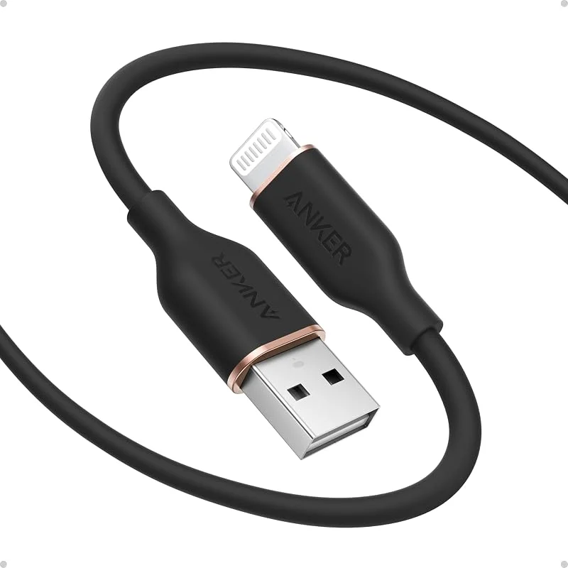 Anker USB A på Lightning Ladekabel, MFi certifierad iPhone Kabel, Geeignet för iPhone 13 Pro 12 Pro Max 12 11 X XS XR 8 Plus och mer — Mobil och surfplatta