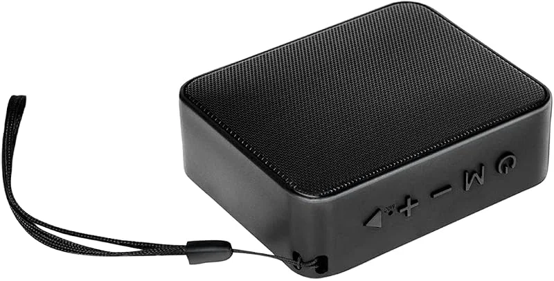 LogiLink SP0057 – Kompakt Bluetooth 5.0-högtalare för musikuppspelning (microSD, USB-A, AUX) och integrerad FM-radio, stöder handsfree-funktion, svart — Hörlurar och ljud