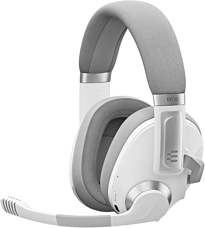 EPOS H3Pro Hybrid PC-spelheadset med mikrofon - Brusreducering - Anpassningsbar - Smart Button ljudblandning som Bluetooth-hörlurar och Gaming Suite Surround Sound Windows 10 (vit) — Hörlurar och ljud