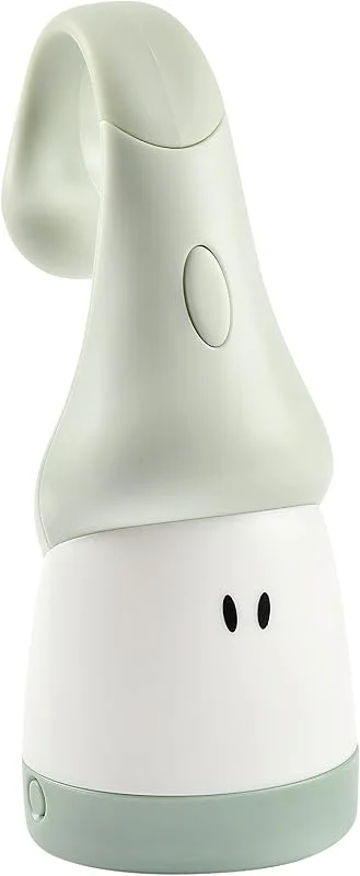 BÉABA, Nattlampa för barn, baby, bärbar trådlös, skalbar till ficklampa, mjukt ljus, ergonomisk design: Häng på handtagen, spjälsäng, lång batteritid 90 timmar, pixie ficklampa, salviagrön — Smart belysning