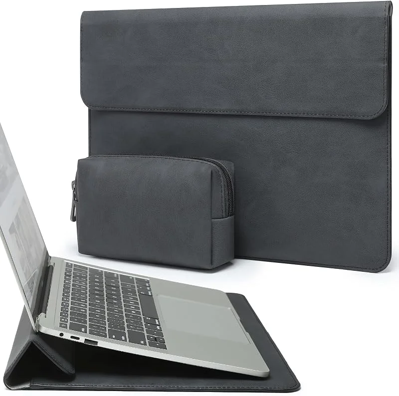 HYZUO 13 Tum Laptopväska Fodral med Stativfunktion, Grafit — Mobil och surfplatta