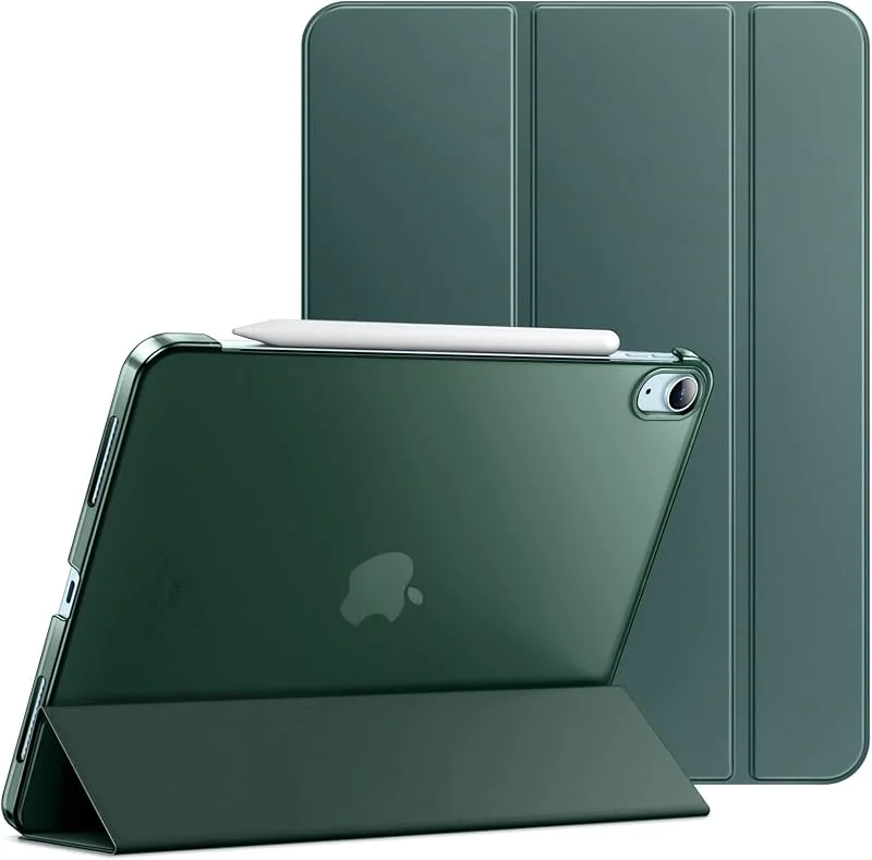 JETech Skyddsfodral för iPad Air 11" M4, M3, M2 & Air 10, 9" 5, 4, Dimmig Grön — Mobil och surfplatta