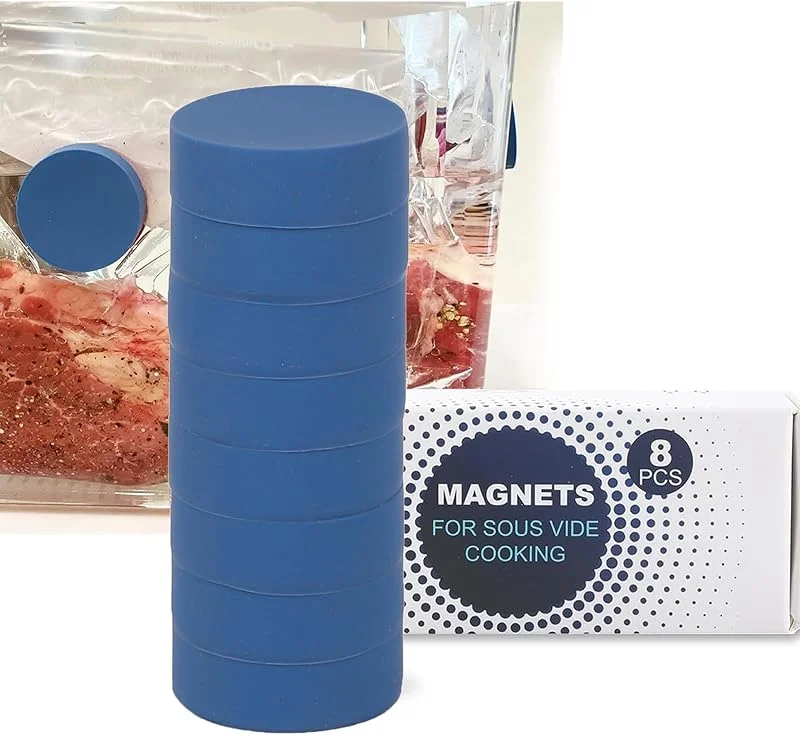 (8-pack) sous vide-magnetiska vikter fungerar på alla sous vide-maskiner, silikonbelagda sous vide-magneter — Kök & Hushåll