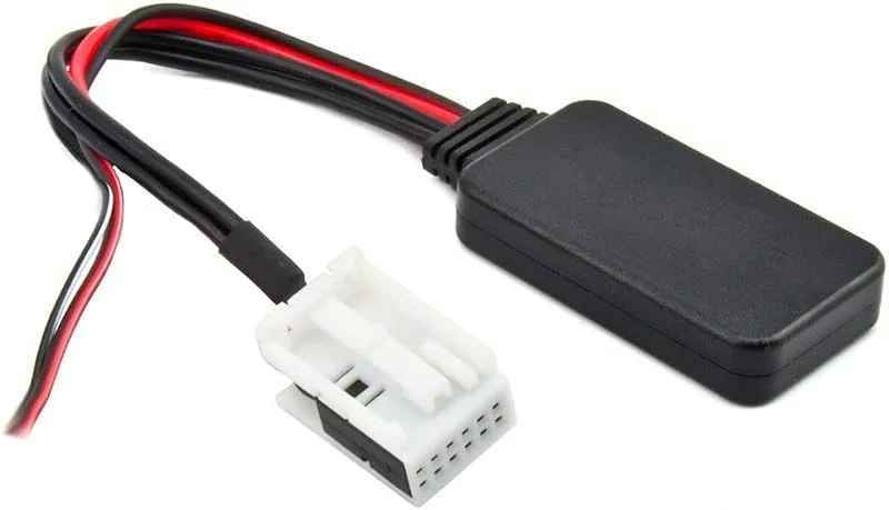 Bil Bluetooth Aux-mottagare Bluetooth ljudadapter 12 stift kompatibel med BMW E60 E63 E64 E83 E85 E90 E93 BMW 5 6 X3 Z4 — Portabel digital och ljud