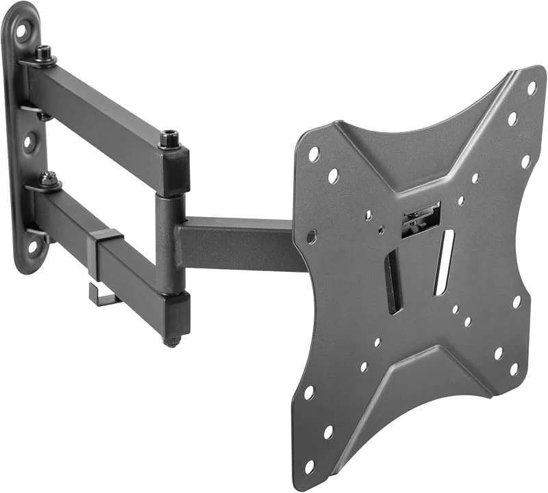 RICOO TV-väggfäste vridbar och lutande universal 23-42 tum (58-107 cm) S7222 TV-fäste böjd LCD-LED upp till VESA 200x200 svart — TV och streaming