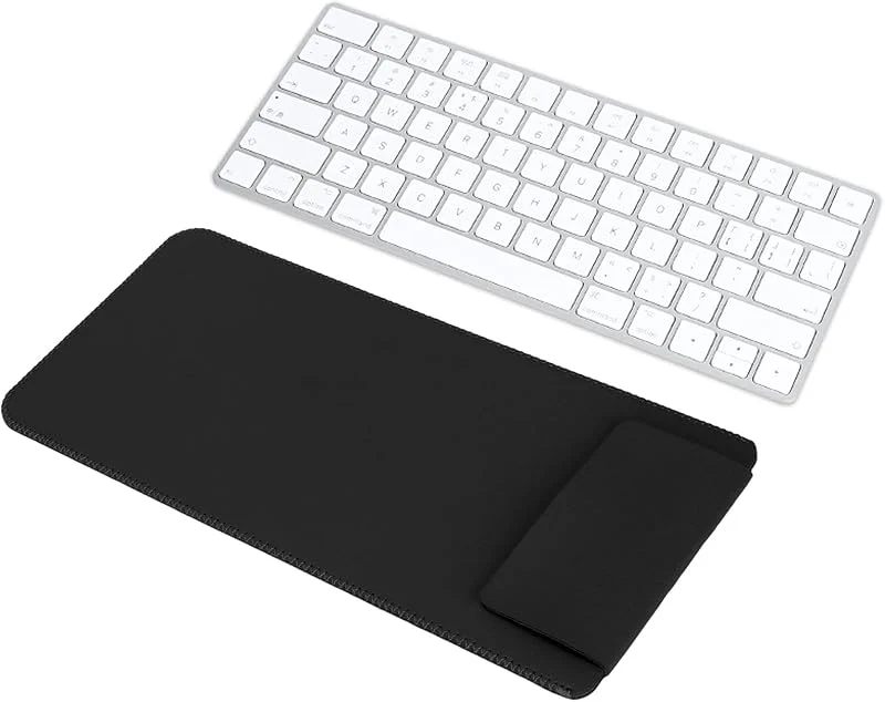 Tangentbordsfodral i PU-läder, Trådlöst Resefodral 30 x 14 x 1 cm, För Trådlöst Tangentbord (Svart) — Datortillbehör