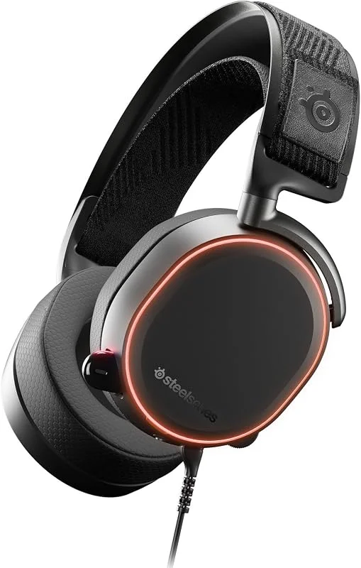 SteelSeries Arctis Pro - gamingheadset - högupplösta högtalardrivrutiner - DTS Headphone:X v2.0 Surround — Hörlurar och ljud