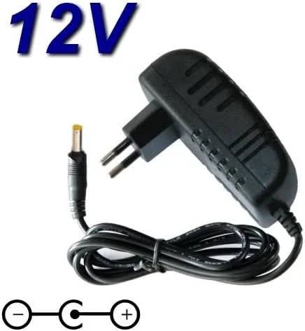 TOP CHARGEUR ® 12 V nätadapter för bärbar DVD-spelare D-JIX PVS 702-30 Twin — Portabel digital och ljud