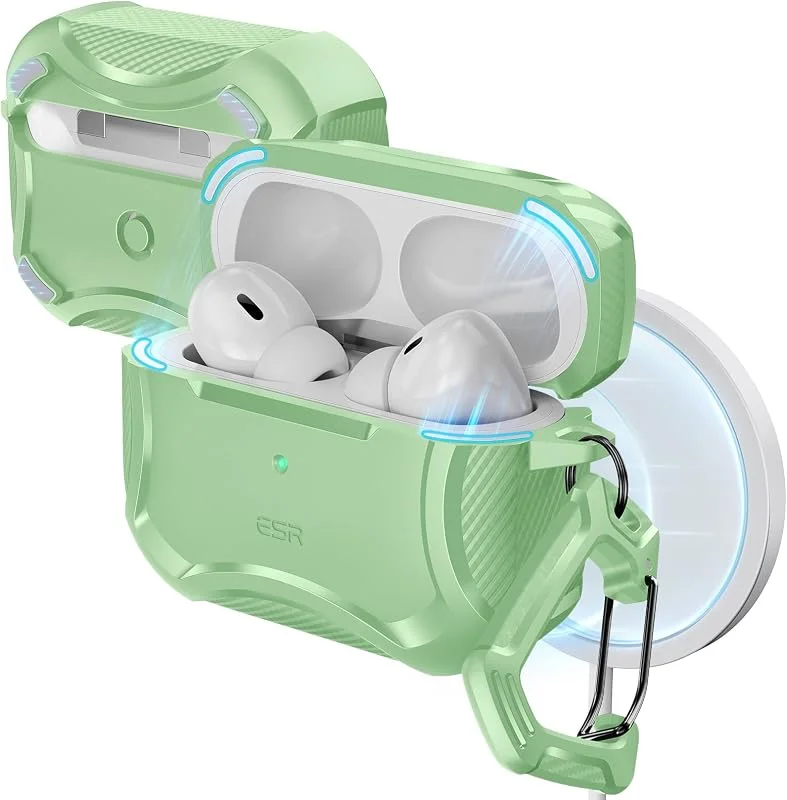 ESR Fodral för AirPods Pro 2, 1, MagSafe redo, effektivt fallskydd — Mobil och surfplatta