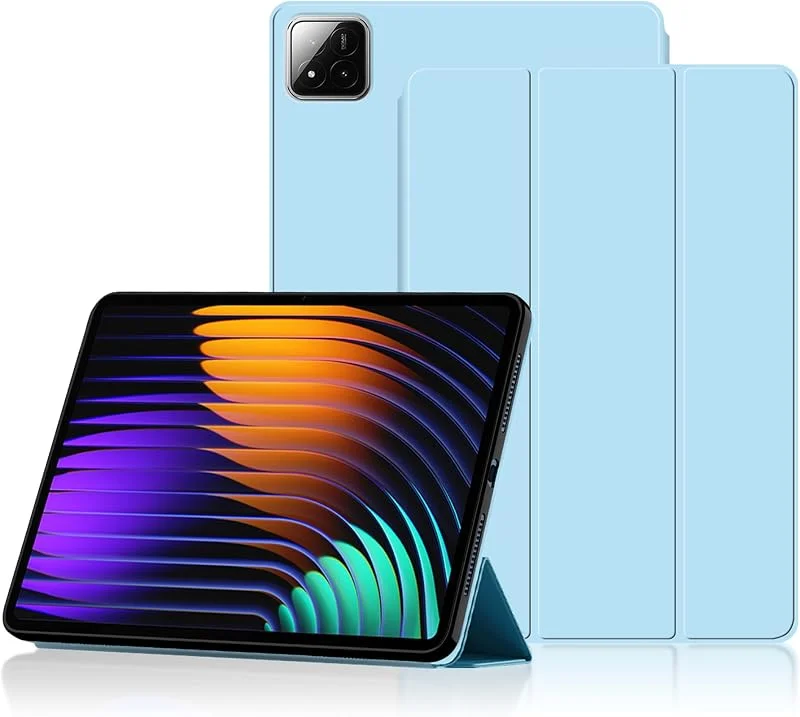 zZjoOoj fodral för Xiaomi Pad 7, Pad 8, Pad 7 Pro, Pad 8 Pro 11, 2 tums surfplattfodral, mjukt och silkeslent vid beröring med den senaste spänningstekniken med automatisk sömn, väckning och stativfunktion — Mobil och surfplatta