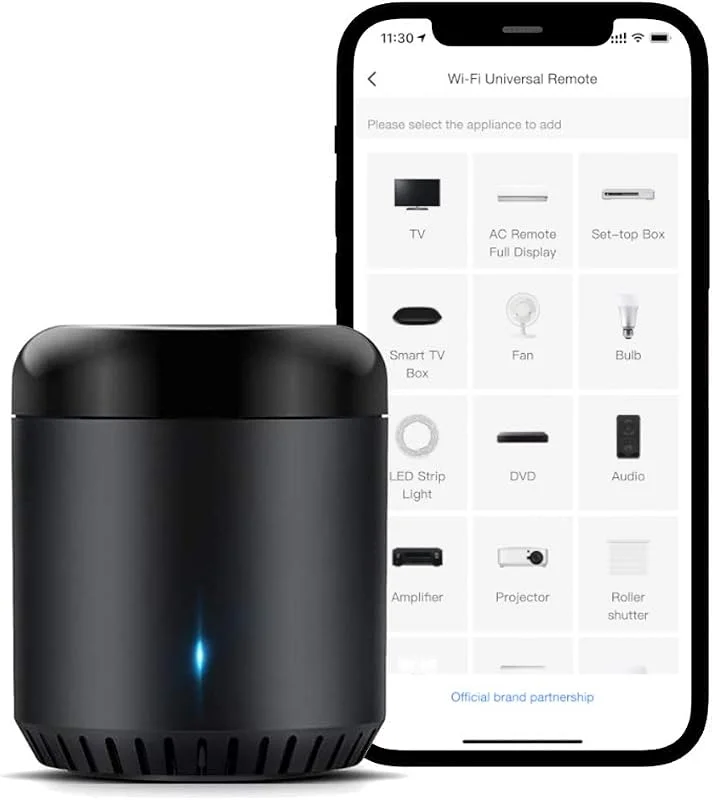 broadlink smart hemnav, RM Mini3 smart Wi-Fi IR universell fjärrkontroll, en för alla infraröd kontroll – svart — Smarta hem