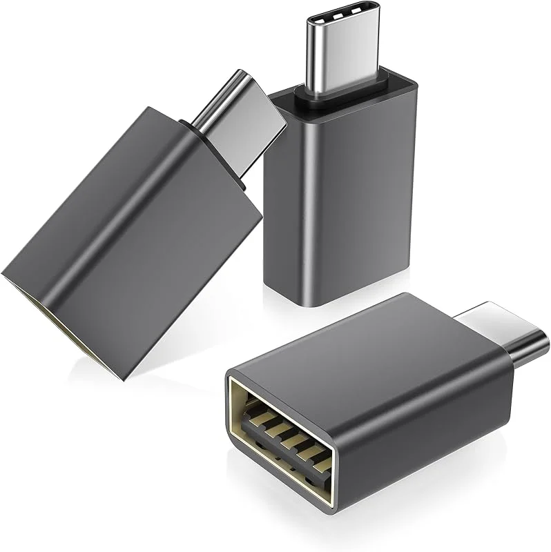 Basesailor USB C till USB Adapter 3Pack, USBC Hane till USBA 3.2 Hona — Laddning och kablar