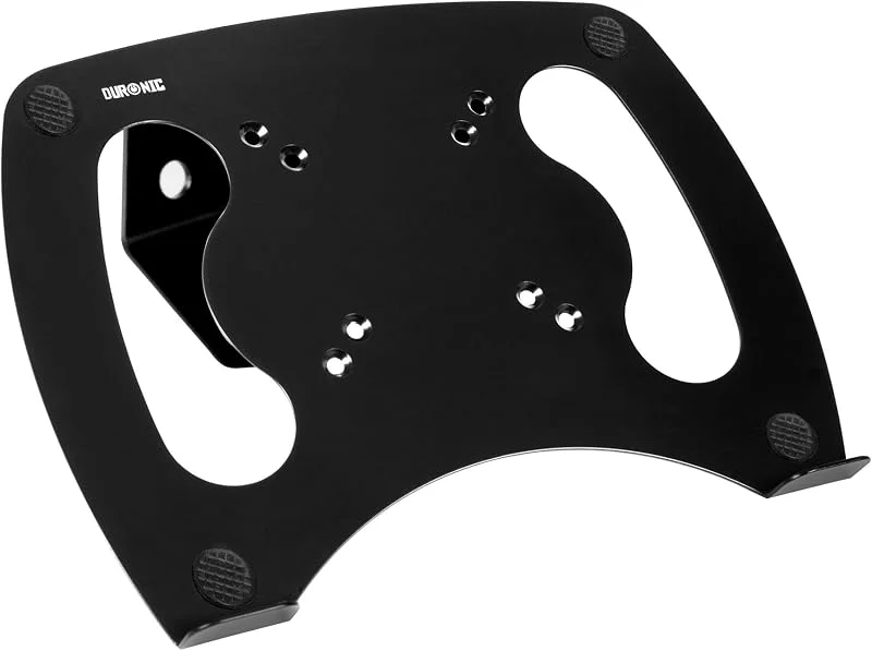 Duronic DML1 Laptopstativ, Fäste för att Stödja Laptop, Surfplatta eller MacBook, VESA 75, 100, Maxvikt 8kg, Kompatibel med Duronic Skärmstativ DM15, DM25, DM35, DM45, DM55, DM65, DMUSB, DMDC & DMG — Datortillbehör