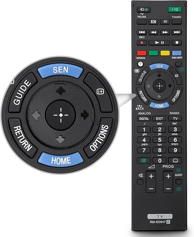 Universal fjärrkontrollersättning för Sony Smart Bravia TV RM-ED047 — TV och streaming