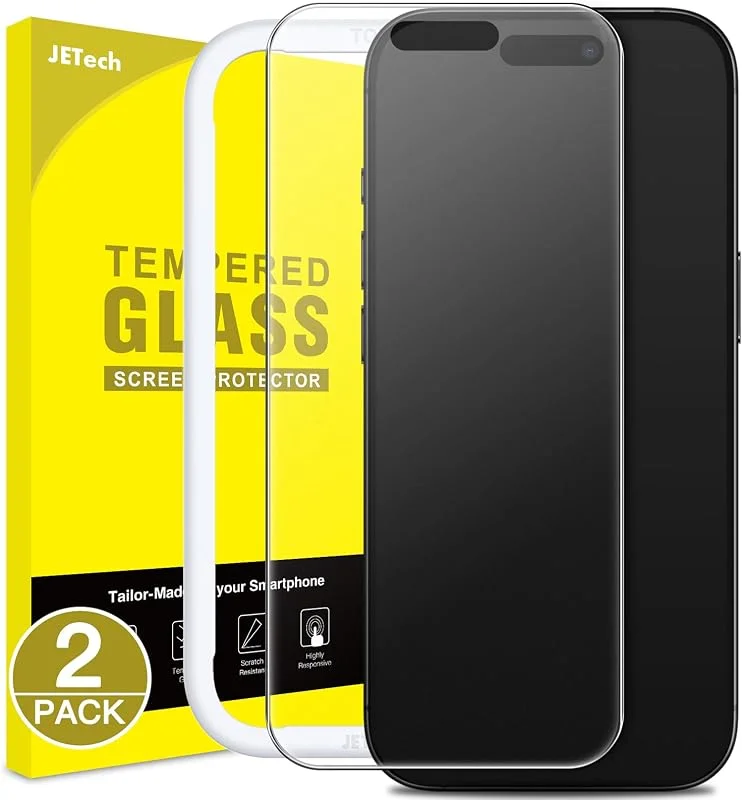 JETech Matte Skärmskydd för iPhone 16 Pro, 2-Pack — Mobil och surfplatta