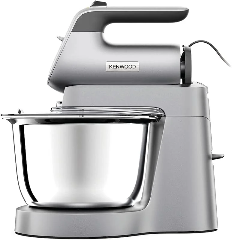 Kenwood chefett HMP54.000SI – handmixer och matberedare i en, 3, 5 l rostfri skål, variabel hastighet pulsfunktion, 650 watt, silver — Kök & Hushåll