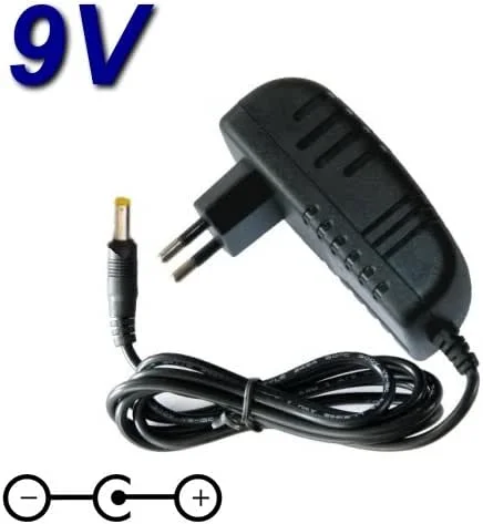 Toppladdning 9 V AC-adapter laddare strömförsörjning för Brandt DVDP-7R bärbar DVD-spelare — Portabel digital och ljud