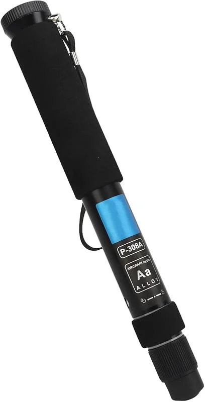 Kamera Monopod, 8 Sektioner Lätt Utdragbar Monopod, Kamera Selfie Stick Aluminiumlegering Fotografering Monopod för Kamera DSLR, Vandring Camping — Mobil och surfplatta