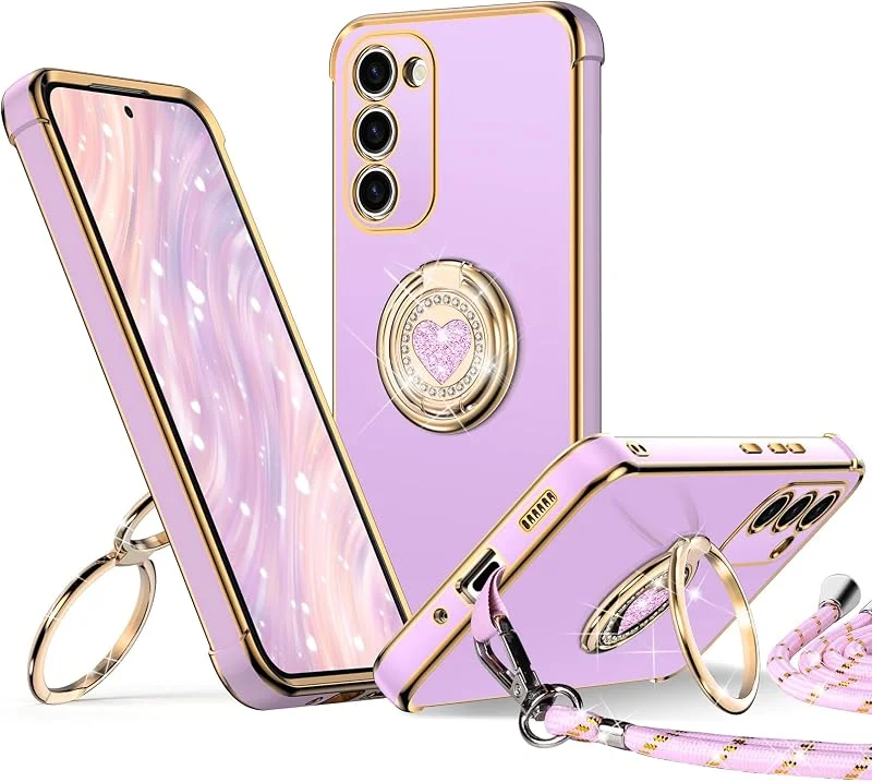 XYZ fodral för Samsung Galaxy S20 FE med band, lila — Mobil och surfplatta
