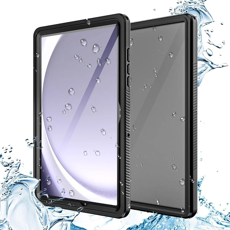 Lunivop vattentätt för Samsung Galaxy Tab A9 Plus fodral 11 tum 2023 svart — Mobil och surfplatta