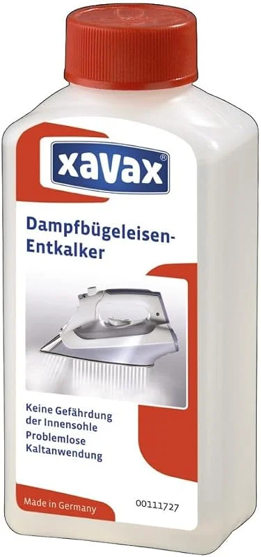 Xavax avkalkningsmedel för ångstrykjärn, 250 ml (tillräckligt för 3 applikationer) — Hushållselektronik