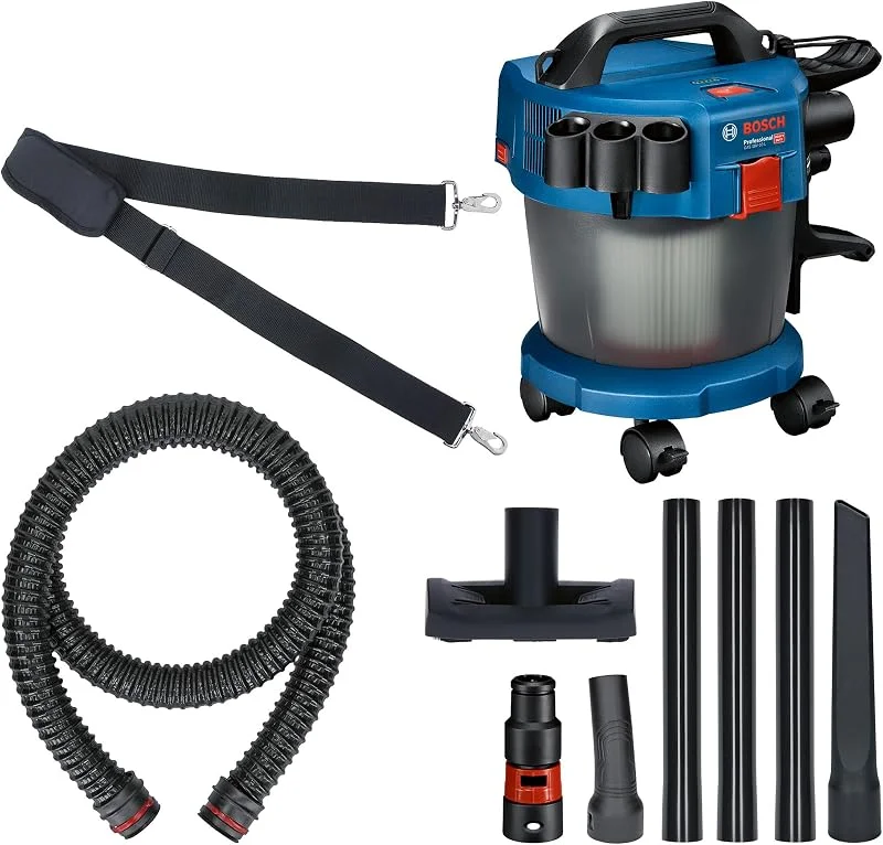 Bosch Professional 18V System industridammsugare GAS 18V-10 L (inkl. 1, 6 m slang, 3 förlängningsrör, utan batteri, laddare) — Hushållselektronik