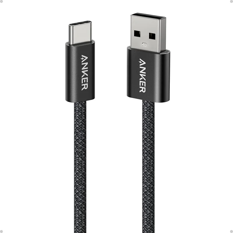 Anker Zolo Kabel, USB till USB-C 1m, 3.1A, CarPlay, Flätad — Mobil och surfplatta