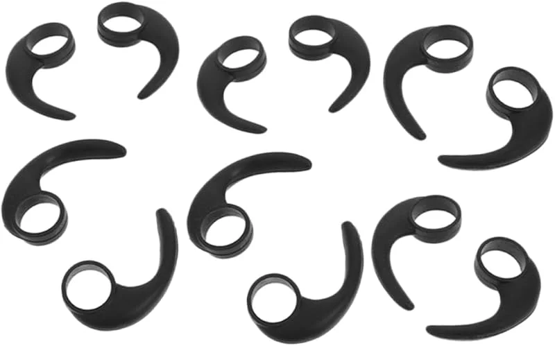 YARNOW 12st Silikon Öronproppar Med Ear Hooks Anti- Hörlurs Tillbehör För Trådlösa Hörlurar Bekväm Passform Och Stabilitet För Långvarig Användning — Hörlurar och ljud