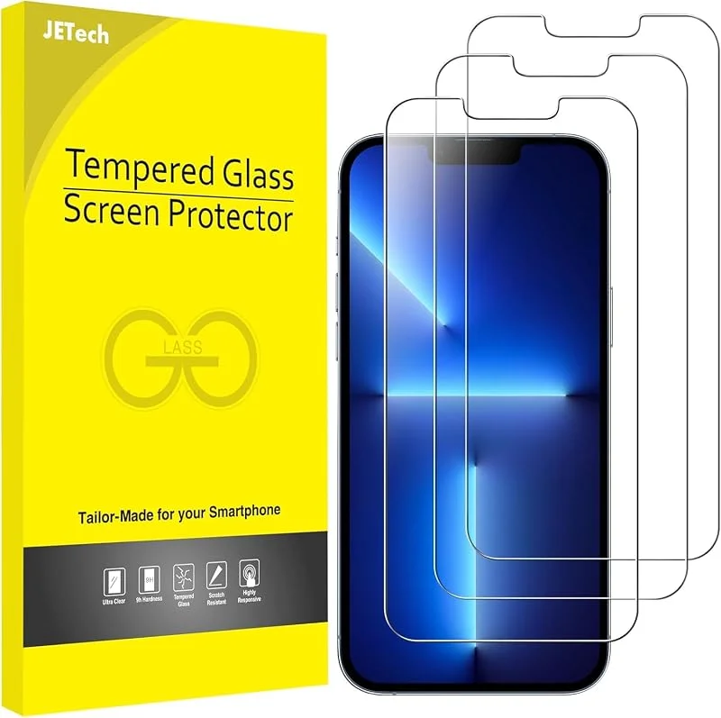 JETech Skärmskydd för iPhone 13, 13 Pro, 3-Pack — Mobil och surfplatta