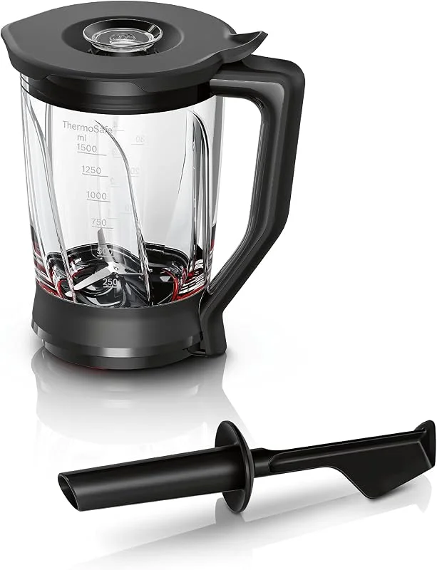 Bosch för MUM9 MUZ9MX2 Mixerkanna, Svart, Genomskinlig, 2, 3 L — Kök & Hushåll