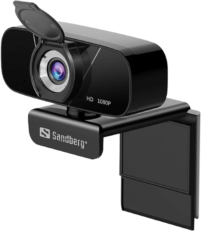Sandberg 134-15 2 MP webbkamera 1 920 x 1080 pixlar USB 2.0 svart — Datortillbehör