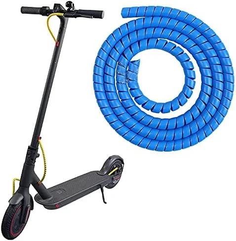 1 meter kabelkanal för Xiaomi M365, M365 Pro, Pro 2, 1S för Segway Ninebot G30 Max kabelskydd 1 m φ 9 mm Cache kablar för dator, USB, Audio, Video kablar (blå) — TV och streaming