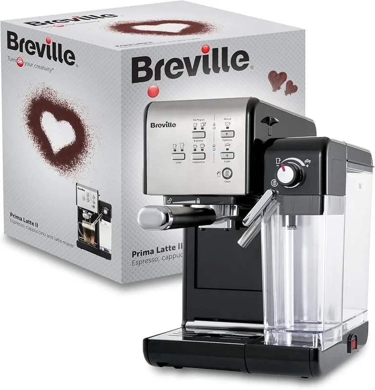 Breville VFC108X-01 Kaffemaskin, Svart, Silver — Kök & Hushåll