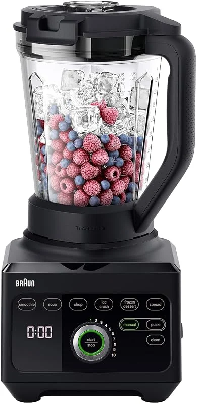 Braun Power Blender 9 mixer – 1600W, 2L Tritan Kanna, 6 Program, PrecisionEdge Blad — Kök & Hushåll