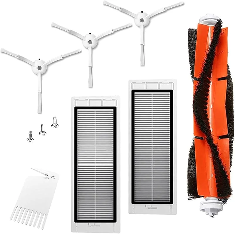 Tillbehör till Xiaomi robotdammsugare, reservdelar till Xiaomi Roborock S50 S51 S55 S5 max S6 S60 S65 robotdammsugare, reservdelar till XIAOMI MI-robotar, HEPA-filter, huvudborste, sidoborste – 10 delar — Hushållselektronik
