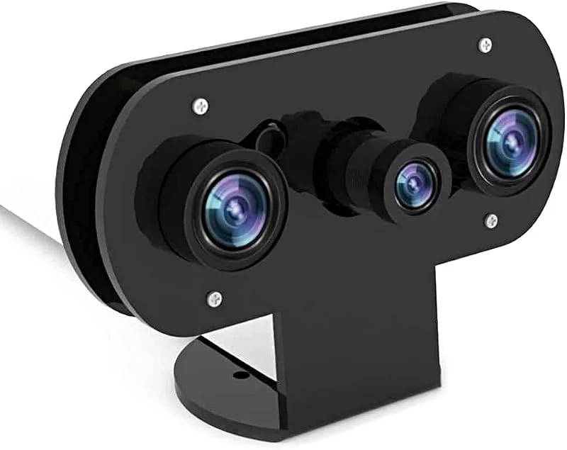 Infraröd kamera med nattseende för Pi 4, 3, 3B+, akrylfodral, justerbar webbkamera, lämplig för hemsäkerhetsmonitorer, gör-det-själv, 3D-skrivare — Datortillbehör