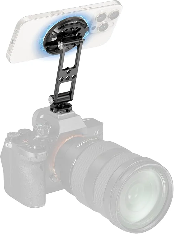 SMALLRIG Magnetic Metal Phone Mount with Cold Shoe Mount - 5156 — Mobil och surfplatta
