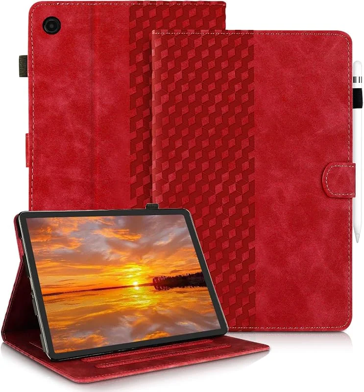 Casafun Fodral för Samsung Galaxy Tab A11 Plus 2025, A9 Plus 11 tum, röd — Mobil och surfplatta
