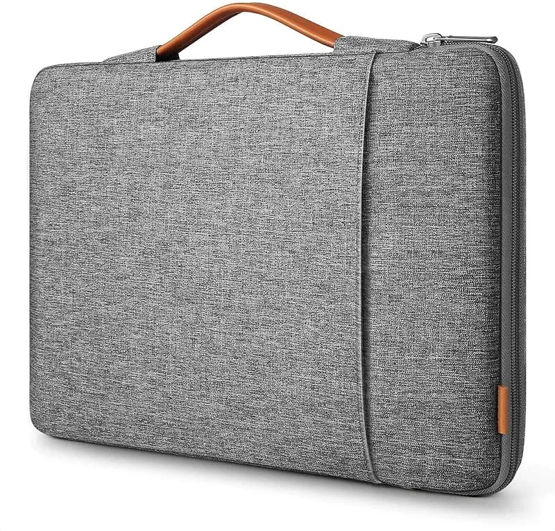 Inateck 13-13, 3 tums laptop fodral Kompatibel med MacBook Air 13 2012-2020, MacBook Air M1, MacBook Pro M1, MacBook Pro 13 2012-2021, Surface Pro X, 7, 6, 5, 4, 3, MateBook D14 - Grå — Datortillbehör