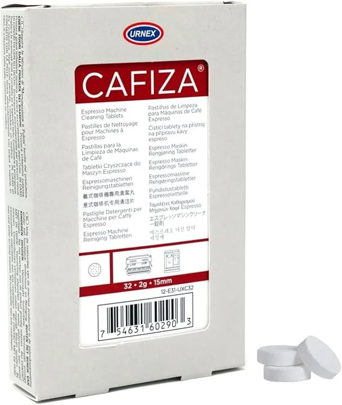 Urnex URN0301 Cafiza espressomaskin rengöringstabletter, 32-pack — Kök & Hushåll