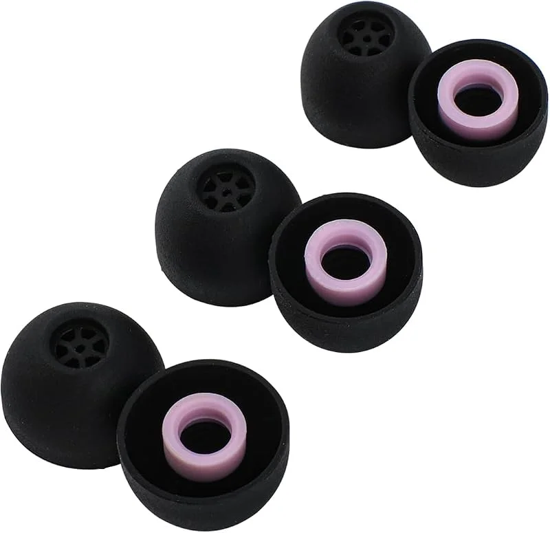 Linsoul Kiwi Ears Flex öronproppar tips, hörlurstillbehör, ersättning silikon IEM-tips, 3 par, storlek S, M, L, för KZ ZS10 Pro, Orkestra Lite, Cadenza kabelanslutna, trådlösa hörlurar (Slumpmässig färg) — Hörlurar och ljud