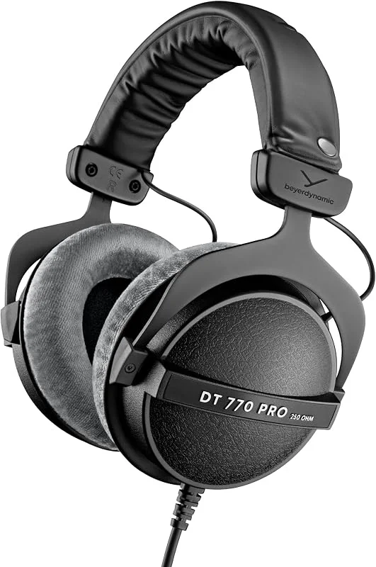 beyerdynamic DT 770 PRO Slutna over-ear studiohörlurar, 250 Ohm — Hörlurar och ljud
