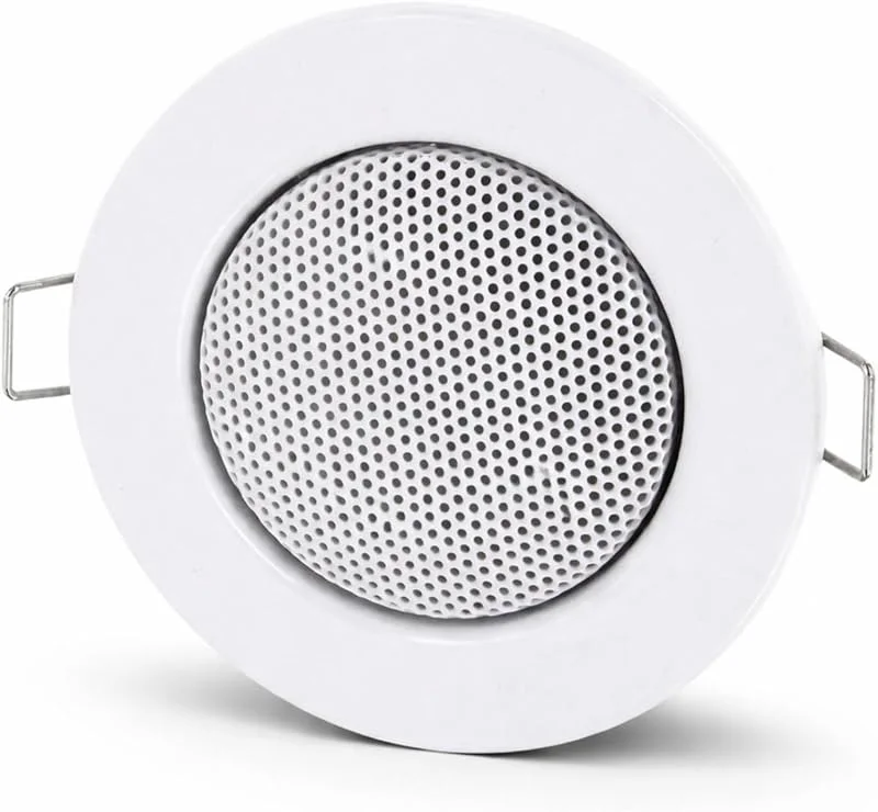 HAVA Integrerad 3W högtalare, halogendesign, helt i metall, vit — Hörlurar och ljud
