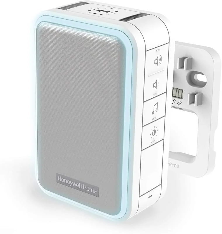 Honeywell Home DW315 Dörrklocka med Ledningar 6 Melodier, Vit — Smarta hem