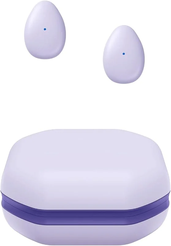 Trådlösa mini-Bluetooth-hörlurar, små, lätt, tunna, för sömn, arbete, fitness, löpning, drive, musik eller podcaster från iPhone, Android-mobiltelefoner (ljus lila) — Hörlurar och ljud