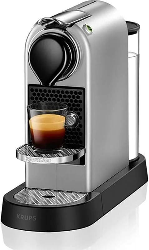 Krups YY2733FD kaffemaskin Nespresso Citiz Espresso Lungo kapslar 19 bar tank 1 l espresso kaffebryggare silver — Kök & Hushåll