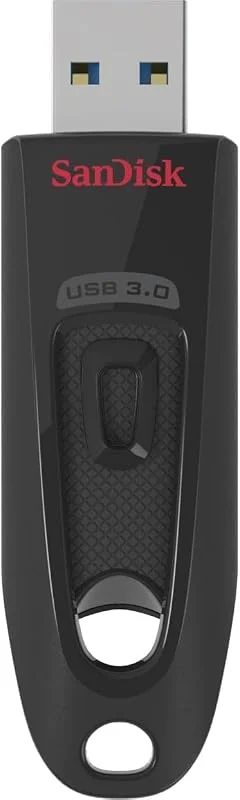SanDisk Ultra 128 GB, USB 3.0 flash drive, with up to 130 MB, s read speed, Black — Datortillbehör