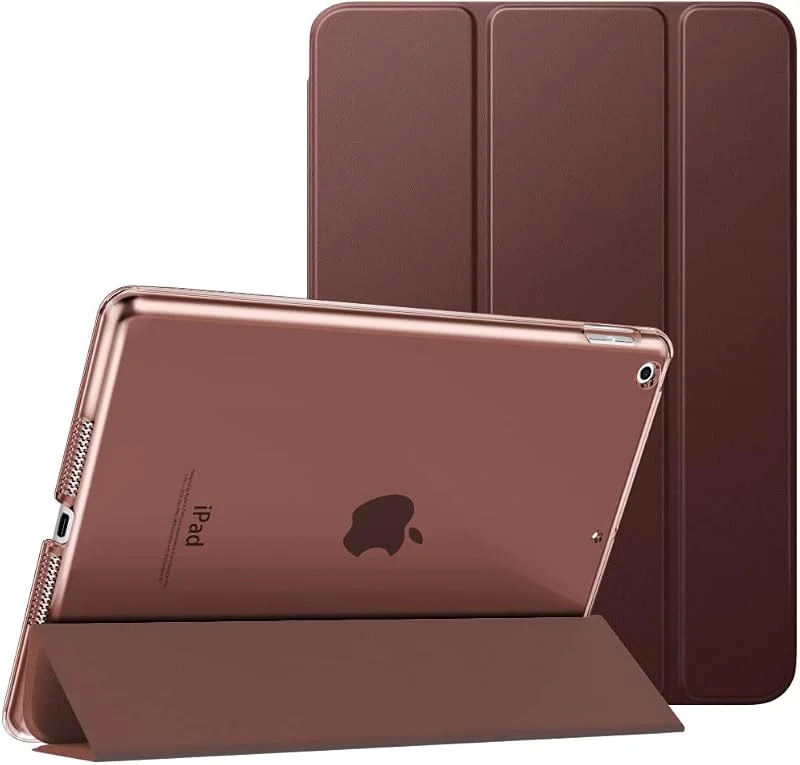 Moko Smart Case for iPad 9th, 8th, 7th Generation Case 10.2 Inch, Brown — Mobil och surfplatta